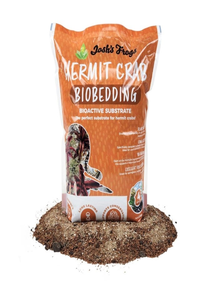 Josh's Frogs Hermit Crab BioBedding Bioactive Substrate (4 Quart (Sand Included)) - Image 1